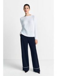 Rich & Royal Sweter w kolorze białym rozmiar: XXL. Białe swetry Rich & Royal, xxl, bez wzorów, z bawełny, bez ramiączek. Za 214.45 zł.
