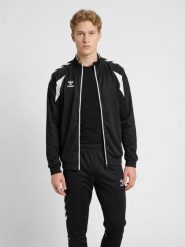 Bluza dresowa zapinana na zamek błyskawiczny Hummel Core 2.0. Białe bluzy Hummel, m, bez wzorów, z dresówki, bez kaptura. Za 226.00 zł.