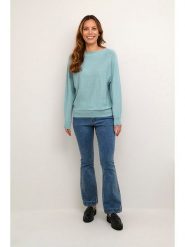 CULTURE Sweter w kolorze błękitnym rozmiar: XL. Niebieskie swetry Culture, s, bez wzorów, z wiskozy, bez ramiączek. Za 99.33 zł.
