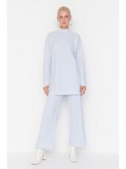 Trendyol 2-częściowy zestaw w kolorze fioletowym rozmiar: L. Niebieskie swetry Trendyol, l, bez wzorów, bez ramiączek. Za 118.28 zł.