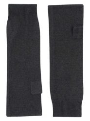 AUTHENTIC CASHMERE Kaszmirowe mitenki "Serre" w kolorze szarym rozmiar: onesize. Szare rękawiczki AUTHENTIC CASHMERE, bez wzorów, z kaszmiru. Za 121.99 zł.