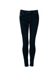 Diesel Jeansy "Slandy-Low" | 00SGSQ069TR | Kobieta | Niebieski. Niebieskie jeansy Diesel, s, bez wzorów, z obniżonym stanem. W wyprzedaży za 369.00 zł.