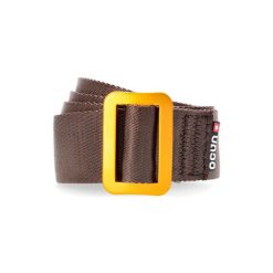 Pasek do spodni Ocun Belt 44 mm - brown/gold. Brązowe spodnie sportowe Ocun, bez wzorów, trekkingowe. Za 85.99 zł.