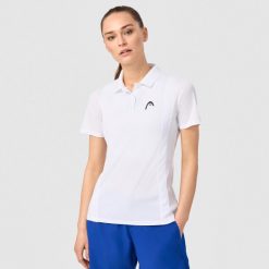 CLUB 25 TECH Polo Shirt Women. Białe koszulki polo Head, l, bez wzorów, bez kołnierzyka, bez ramiączek. W wyprzedaży za 189.00 zł.