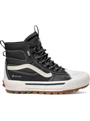 Vans Sneakersy "SK8-Hi" w kolorze czarno-białym rozmiar: 37. Czarne trampki Vans, bez wzorów, z gore-texu, za kostkę, bez zapięcia. Za 498.95 zł.