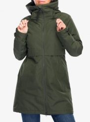 Płaszcz ocieplany damski Didriksons Helle Parka 5. Zielone parki Didriksons, m, z materiału, eleganckie, bez kaptura. Za 593.99 zł.