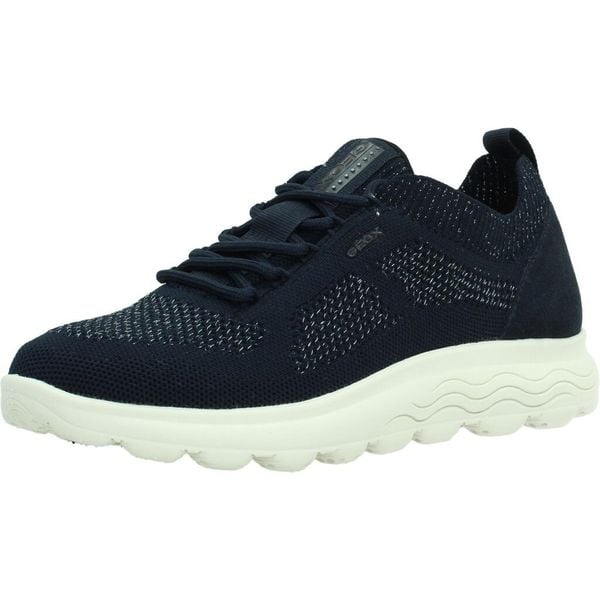 Buty GEOX D SPHERICA Niebieski. Niebieskie trekkingi Geox, ze skóry, trekkingowe. Za 261.99 zł.