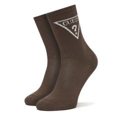 Skarpety długie Guess. Brązowe skarpety Guess, z aplikacjami. Za 59.99 zł.