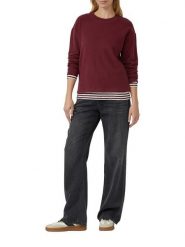 S.Oliver Bluza w kolorze bordowym rozmiar: 36. Czerwone bluzy sportowe S.Oliver, s, bez wzorów, bez kaptura. Za 104.95 zł.