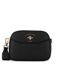 U.S. Polo Assn. Torebka BIUXT6206WVP Czarny. Czarne listonoszki U.S. Polo Assn., bez wzorów, z tworzywa sztucznego, bez dodatków. Za 209.99 zł.
