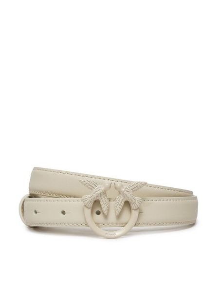 PINKO Pasek Love Berry H2 Belt. PE 24 PLT01 100143 A1K2 Beżowy. Brązowe paski Pinko, bez wzorów. Za 469.99 zł.