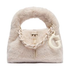 Torebka Guess. Brązowe torebki klasyczne Guess, z aplikacjami, bez dodatków. Za 269.99 zł.