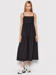 Levi's® Sukienka codzienna Kennedy A1771-0000 Czarny Regular Fit. Czarne sukienki na co dzień, s, bez wzorów, z syntetyku, bez kołnierzyka, bez ramiączek, proste. Za 259.99 zł.