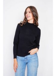 William de Faye Sweter w kolorze czarnym rozmiar: 34. Czarne swetry William de Faye, bez wzorów, bez ramiączek. Za 113.36 zł.