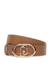 Liu Jo Pasek Hips Belt 3,5 Cm AF5242 P0062 Beżowy. Brązowe paski Liu Jo, bez wzorów, ze skóry. Za 189.99 zł.