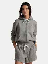 Polo Ralph Lauren Bluza 211971699004 Szary Relaxed Fit. Szare bluzy Polo Ralph Lauren, l, bez wzorów, bez kaptura. Za 879.99 zł.