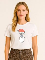 WOOOP Koszulka "Dont stop believin" w kolorze czerwono-białym rozmiar: XL. Białe bluzki Wooop, xl, bez wzorów, bez kołnierzyka, bez ramiączek. Za 87.40 zł.