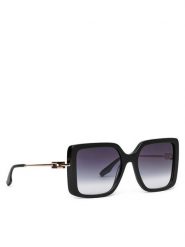 Trussardi Okulary przeciwsłoneczne TSW9057 Czarny. Czarne okulary przeciwsłoneczne TRUSSARDI, bez wzorów, z tworzywa sztucznego. Za 679.99 zł.