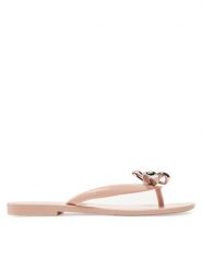 Melissa Japonki Melissa Harmonic Chrome X Ad 35997 Różowy. Czerwone klapki Melissa, bez wzorów, z tworzywa sztucznego, bez obcasa. Za 269.00 zł.