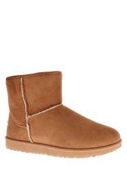 ISLAND BOOT Botki zimowe "Stela" w kolorze jasnobrązowym rozmiar: 39. Brązowe botki Island Boot, na zimę, bez wzorów, z materiału, bez obcasa, bez zapięcia. Za 154.07 zł.
