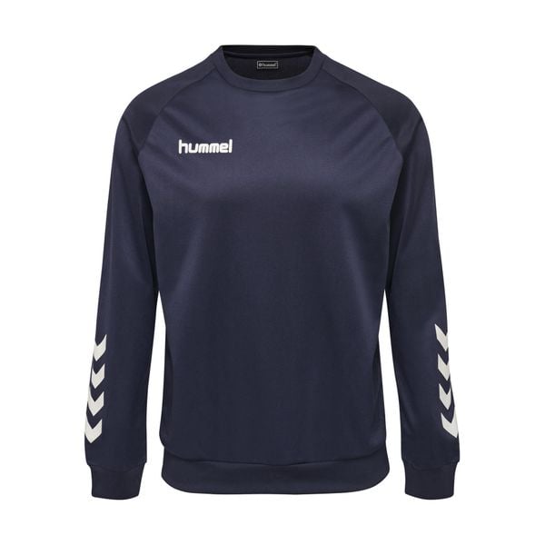 Bluza do piłki ręcznej dla dorosłych Hummel Promo Poly Sweatshirt. Niebieskie bluzy Hummel, s, bez wzorów, bez kaptura. Za 178.00 zł.