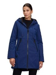 Betty Barclay Płaszcz zimowy w kolorze niebieskim rozmiar: 44. Niebieskie płaszcze Betty Barclay, na zimę, bez wzorów, z puchu, bez kaptura. Za 347.99 zł.
