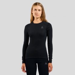 T-shirt thermique Odlo Shirt Col rond Manches longues ACTIVE WARM ECO. Czarne bielizna sportowa Odlo, l, bez wzorów. W wyprzedaży za 220.99 zł.