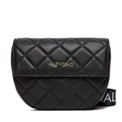 Torebka Valentino. Czarne listonoszki Valentino, bez wzorów, bez dodatków. Za 279.99 zł.