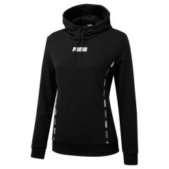 Bluza dresowa damska Puma TAPE. Czarne bluzy Puma, s, bez wzorów, z dresówki, bez kaptura. Za 172.99 zł.