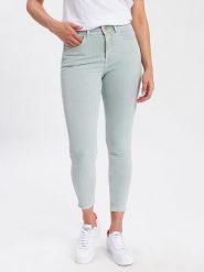 Cross Jeans Dżinsy "Judy" - Skinny fit - w kolorze błękitnym rozmiar: W33/L32. Niebieskie jeansy Cross Jeans, l, z aplikacjami, z podwyższonym stanem. Za 100.99 zł.