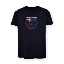 Koszulka Barça 2024-25 czarna. Czarne bluzki FC Barcelona, xl, bez wzorów, sportowe, bez kołnierzyka, bez ramiączek. W wyprzedaży za 127.23 zł.
