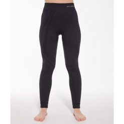 Spodnie damskie z wełną merino Brubeck THERMO WOOL by Pustelnik. Czarne bielizna sportowa Brubeck, l, bez wzorów, z wełny, narciarskie. Za 183.49 zł.