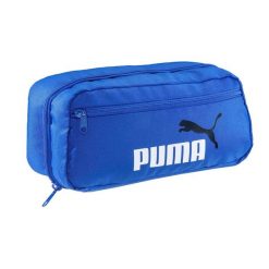 Kosmetyczka Puma niebieska – pojemna, wodoodporna. Niebieskie kufry i kosmetyczki Puma, bez wzorów, bez dodatków. Za 149.99 zł.