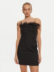 Marella Sukienka koktajlowa Lira 2423226072 Czarny Slim Fit. Czarne sukienki Marella, bez wzorów, z syntetyku, wizytowe, bez kołnierzyka, bez ramiączek. Za 609.99 zł.