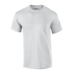 Bawełniana Koszulka Unisex Dla Dorosłych Ultra Ash. Fioletowe bluzki GILDAN, xl, bez wzorów, z bawełny, sportowe, bez kołnierzyka, bez ramiączek. Za 41.99 zł.