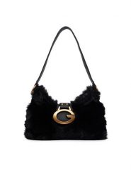 Guess Torebka Camden Mini HWFB93 08720 Czarny. Czarne torebki klasyczne Guess, z aplikacjami, z materiału, bez dodatków. Za 584.99 zł.
