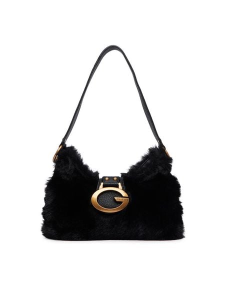 Guess Torebka Camden Mini HWFB93 08720 Czarny. Czarne torebki klasyczne Guess, z aplikacjami, z materiału, bez dodatków. Za 584.99 zł.