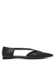 Max Mara Baleriny 2614521032600 Czarny. Czarne baleriny Max Mara, bez wzorów, ze skóry, bez obcasa. Za 2,479.00 zł.