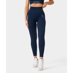 Legginsy bezszwowe Carpatree Allure granatowe. Legginsy Carpatree, s, bez wzorów, z elastanu. W wyprzedaży za 172.49 zł.