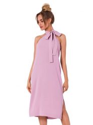 Made of emotion Sukienka w kolorze jasnoróżowym rozmiar: XXL. Różowe sukienki Made Of Emotion, na co dzień, xxl, bez wzorów, bez kołnierzyka, bez ramiączek, midi, proste. Za 107.99 zł.