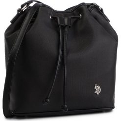 Torebka U.S. POLO ASSN. - New Ports. Bucket Bag BEUNP0435WVP Black. Czarne torby na ramię U.S. Polo Assn., bez wzorów, z materiału, klasyczne, na ramię, bez dodatków. W wyprzedaży za 199.00 zł.