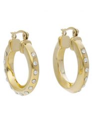 Guess Kolczyki JUBE01 487JW Złoty. Żółte kolczyki Guess, złote. Za 179.99 zł.