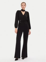 Rinascimento Kombinezon CFC0020090002 Czarny Wide Leg. Czarne sukienki Rinascimento, xs, bez wzorów, z syntetyku, bez kołnierzyka, bez ramiączek. Za 759.99 zł.