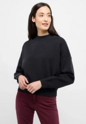 Damski Sweter Mustang Style Donna Jet Black 1015406 4188. Czarne swetry Mustang, xl, bez wzorów, bez ramiączek. Za 159.99 zł.