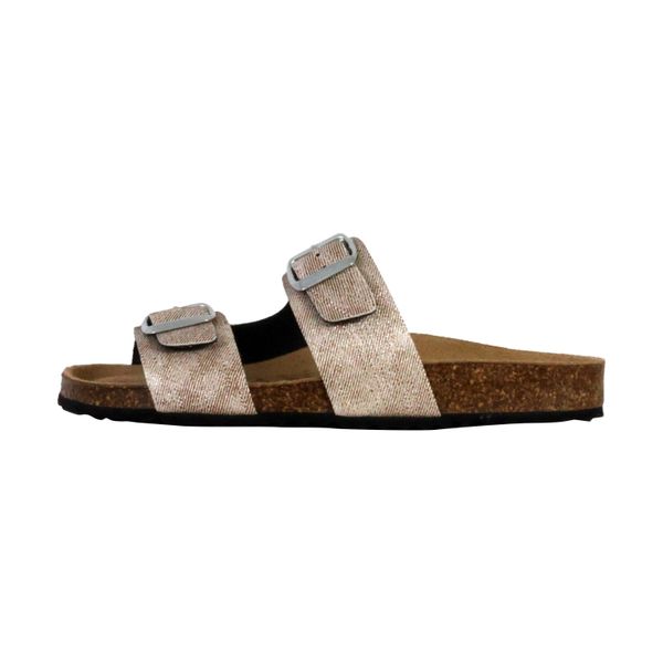 Damskie sandały Geox Brionia. Brązowe sandały Geox, bez wzorów, bez obcasa, bez zapięcia. W wyprzedaży za 267.20 zł.