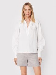 Custommade Bluzka Dasha 999369242 Biały Relaxed Fit. Białe bluzki Custommade, xl, bez wzorów, z bawełny, bez kołnierzyka, bez ramiączek. Za 439.99 zł.