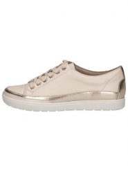 Caprice Skórzane sneakersy w kolorze beżowym rozmiar: 39. Brązowe trampki Caprice, bez wzorów, ze skóry, bez zapięcia. Za 239.35 zł.