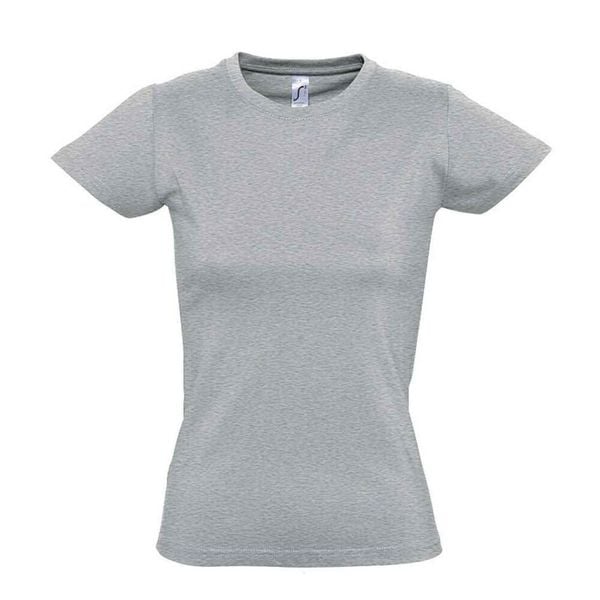 Koszulka Imperial Dla Kobiet. Szare bluzki SOL'S, l, bez wzorów, sportowe, bez kołnierzyka, bez ramiączek. Za 40.99 zł.