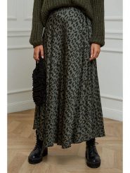L'armoire de Suzette Spódnica w kolorze oliwkowo-czarnym rozmiar: 34/36. Brązowe spódnice L'armoire de Suzette, l, bez wzorów, z wiskozy, klasyczne, maxi. Za 86.99 zł.