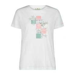 Koszulka damska CMP. Białe bluzki CMP, bez wzorów, bez kołnierzyka, bez ramiączek. Za 128.55 zł.